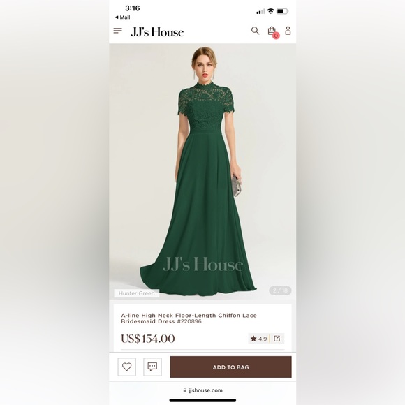 Brand new bridesmaid dress, never worn - Picture 1 of 3